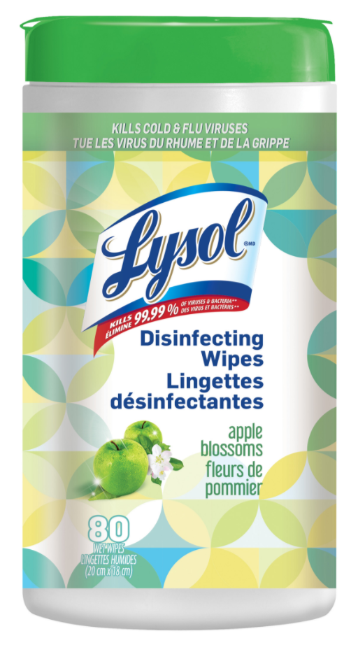 LYSOL Disinfecting Wipes  Apple Blossoms Canada